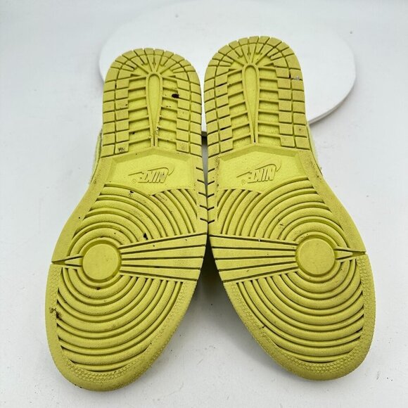 Nike Air Jordan 1 Low Women Size 8 DH9619-103 Limelight White Training Shoes - Picture 8 of 11